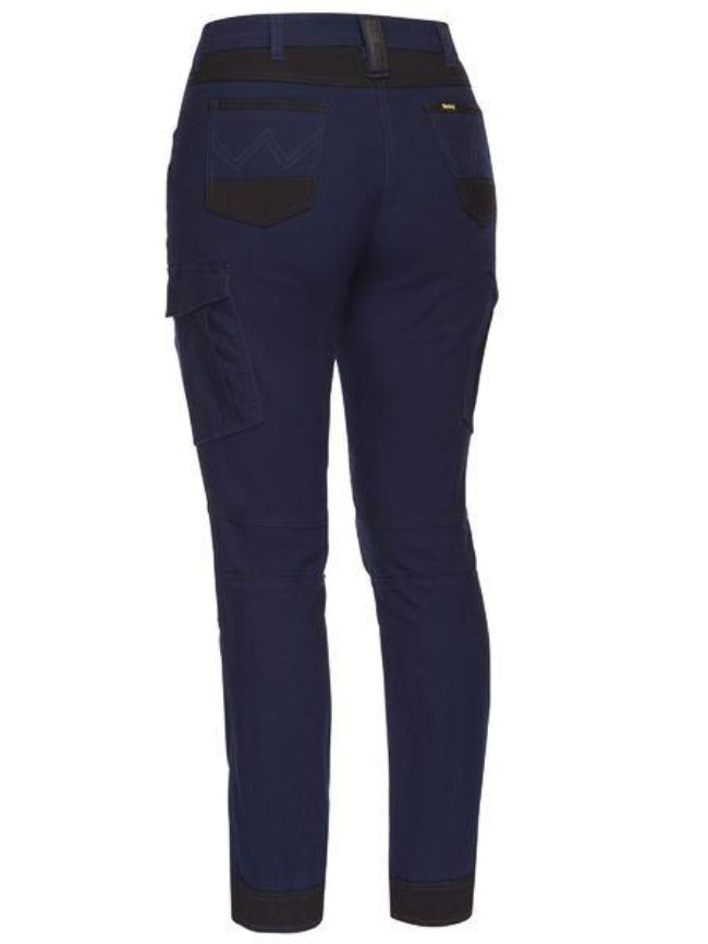 BPL6044 Ladies Flx & Move Mid Rise Cargo pants - Navy