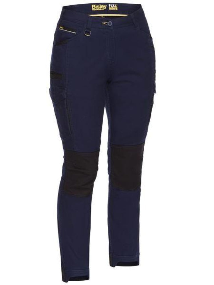 BPL6044 Ladies Flx & Move Mid Rise Cargo pants - Navy