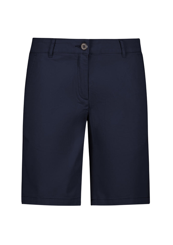 BS021L - Biz Collection - Womens Lawson Chino Short | Navy
