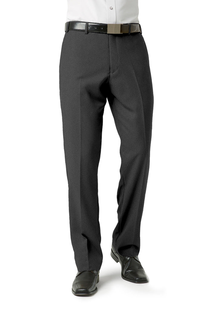 BS29210 - Biz Collection - Mens Classic Flat Pant | Charcoal Matte