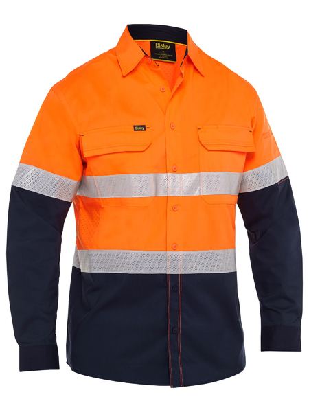 BS6491T - Bisley - X Airflow™ Hi vis Taped Stretch Ripstop Shirt