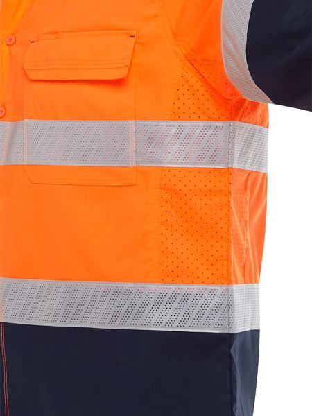 BS6491T - Bisley - X Airflow™ Hi vis Taped Stretch Ripstop Shirt