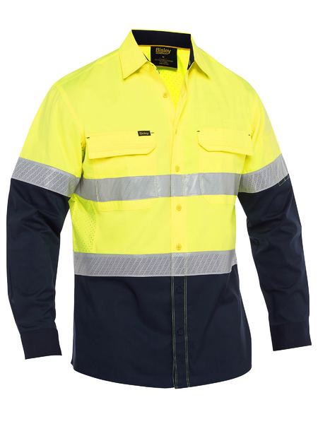 BS6491T - Bisley - X Airflow™ Hi vis Taped Stretch Ripstop Shirt