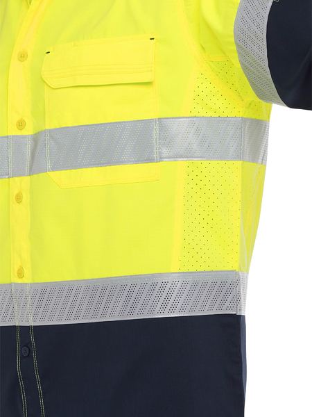 BS6491T - Bisley - X Airflow™ Hi vis Taped Stretch Ripstop Shirt