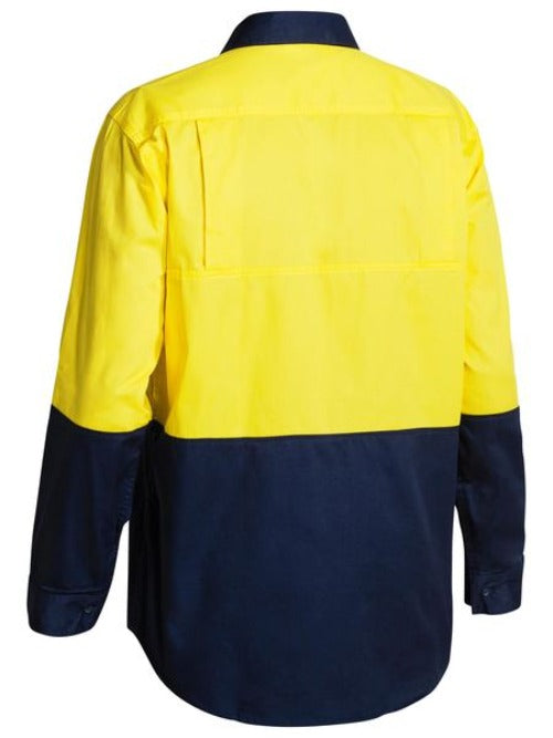 BS6895 - Bisley - Hi-Vis Cool lightweight 155g Long Sleeve Drill Shirt