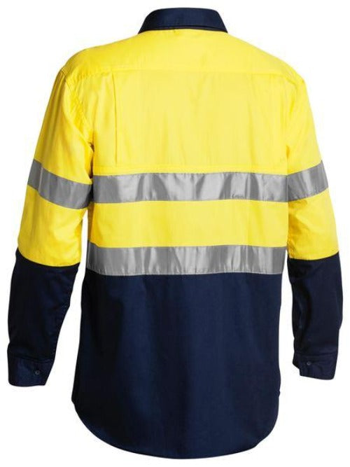 BS6896 - Bisley - Taped Hi Vis Cool Lightweight Shirt - Long sleeve - ventilation mesh