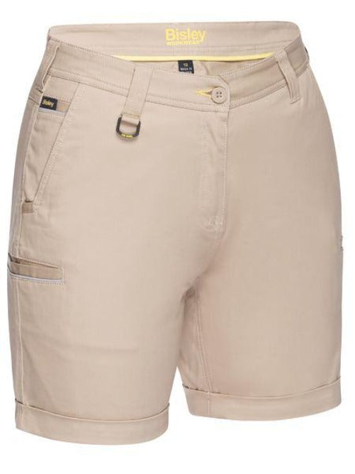 Shorten Ripstop Pants BL1414 - Bisley - Women's Airflow Ripstop Cotton Short sleeve Shirt ...