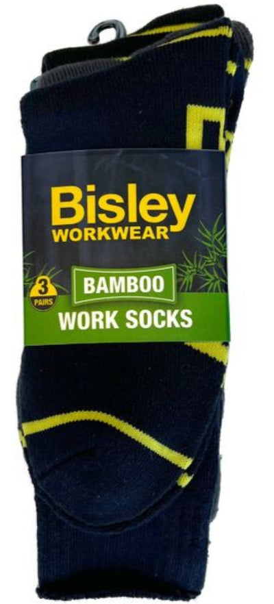 BSX7020 - Bisley - Bamboo Work Sock (3-Pack)