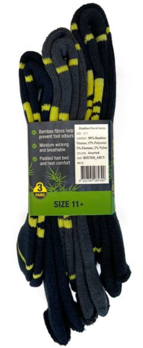 BSX7020 - Bisley - Bamboo Work Sock (3-Pack)