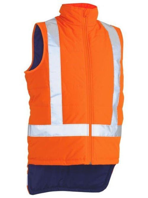 Bisley - BV0379XT - Hi-Vis Puffer Vest - TTMC-W17 compliant