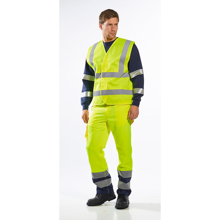 C470 - Portwest - Hi-Vis Two Band & Brace Vest