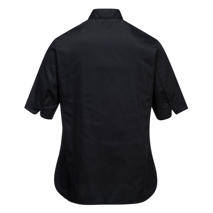 C737 - Portwest - Rachel Ladies Chefs Jacket Short Sleeve