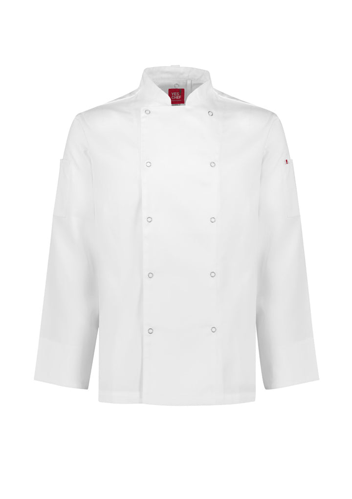 CH232ML - Biz Collection - Zest Mens L/S Chefs Jacket | White