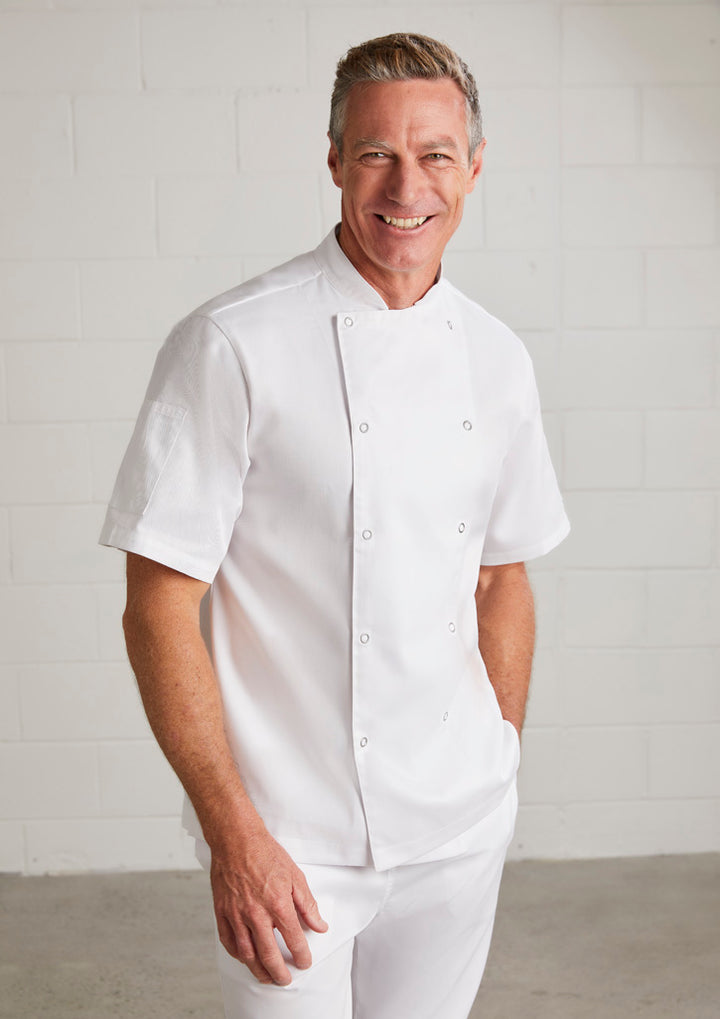 CH232MS - Biz Collection - Zest Mens S/S Chef Jacket