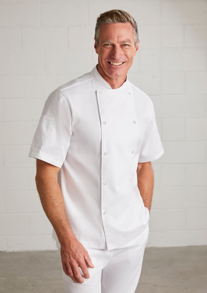 CH232MS - Biz Collection - Zest Mens S/S Chef Jacket