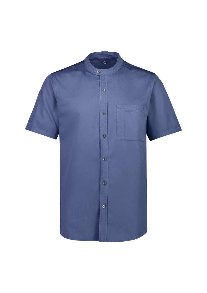 CH329MS - Biz Collection - Salsa Unisex Chef Shirt | Grey Smoke
