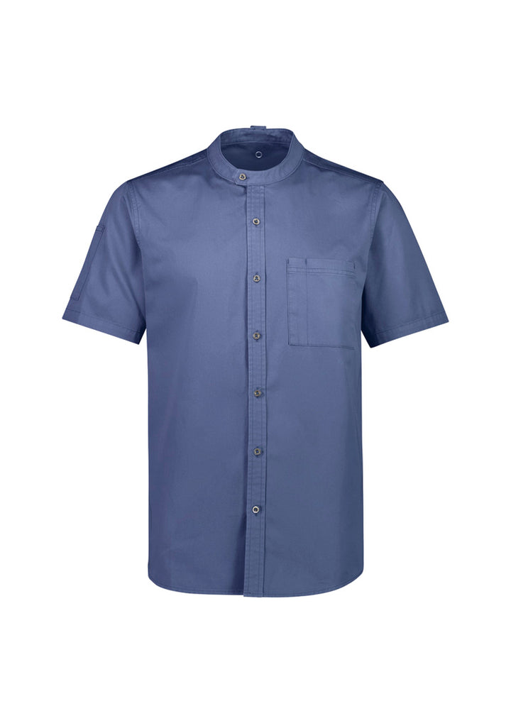 CH329MS - Biz Collection - Salsa Unisex Chef Shirt | Grey Smoke