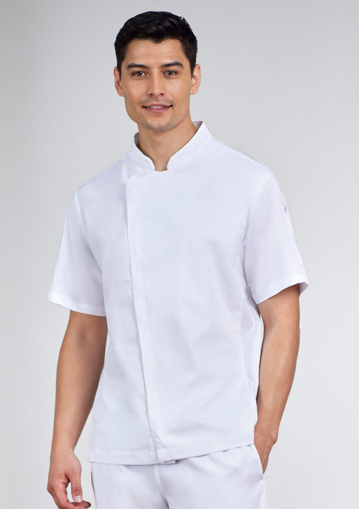 CH330MS - Biz Collection - Alfresco Mens Short Sleeve Chef Jacket