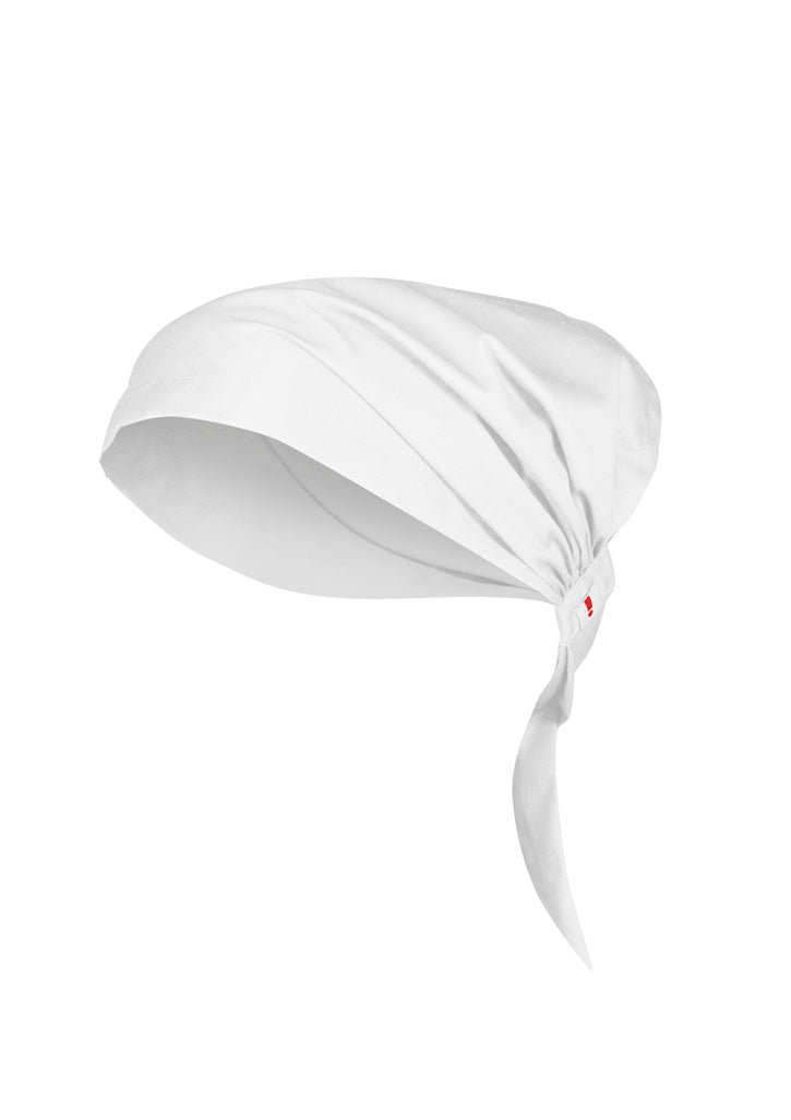 Ch331 - Biz Collection - Twist Chef Bandana | White