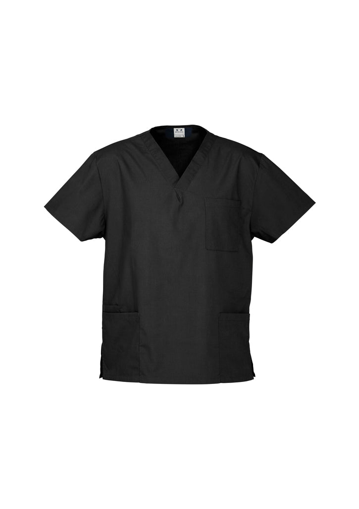 H10612 - Biz Care - Classic Unisex Scrub Top | Black