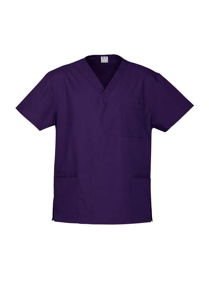 H10612 - Biz Care - Classic Unisex Scrub Top | Purple