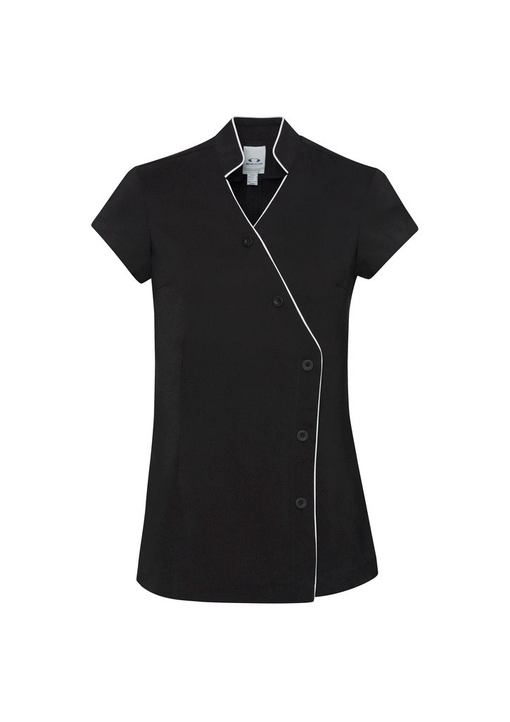 H134LS - Biz Collection - Womens Zen Tunic | Black/White