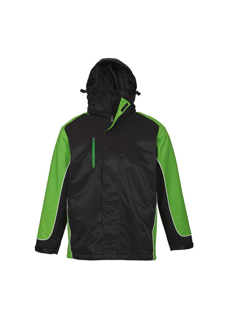 J10110 - Biz Collection - Unisex Nitro Jacket | Black/Green/White