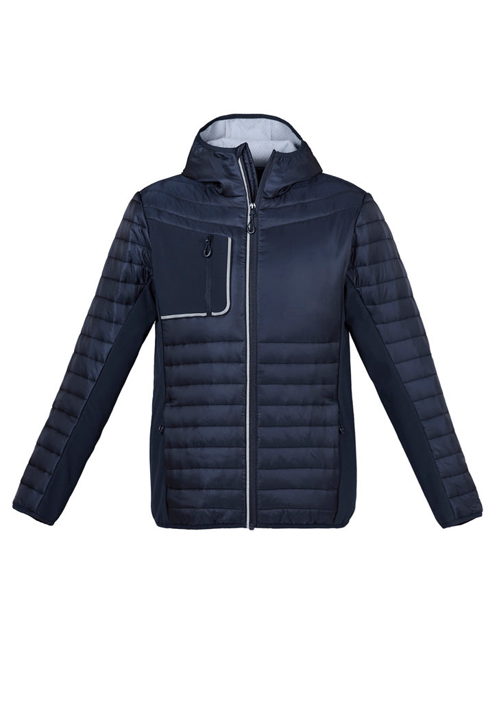 J134M - Biz Collection - Unisex Patrol Jacket | Navy/Silver
