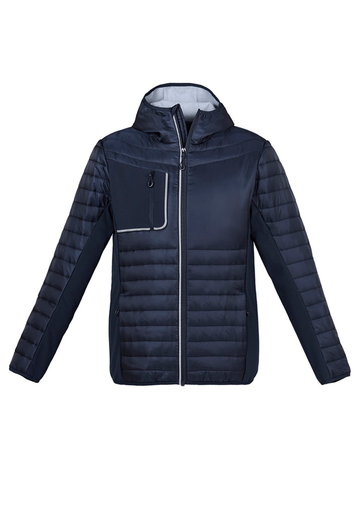 J134M - Biz Collection - Unisex Patrol Jacket | Navy/Silver