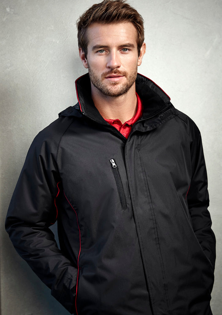 J236ML - Biz Collection - Unisex Core Jacket - Black-Red