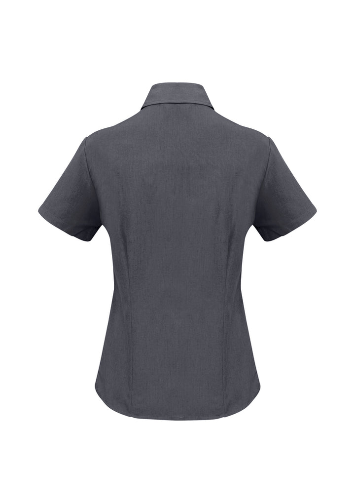 LB3601 - Biz Care - Oasis Ladies Plain Short Sleeve Shirt