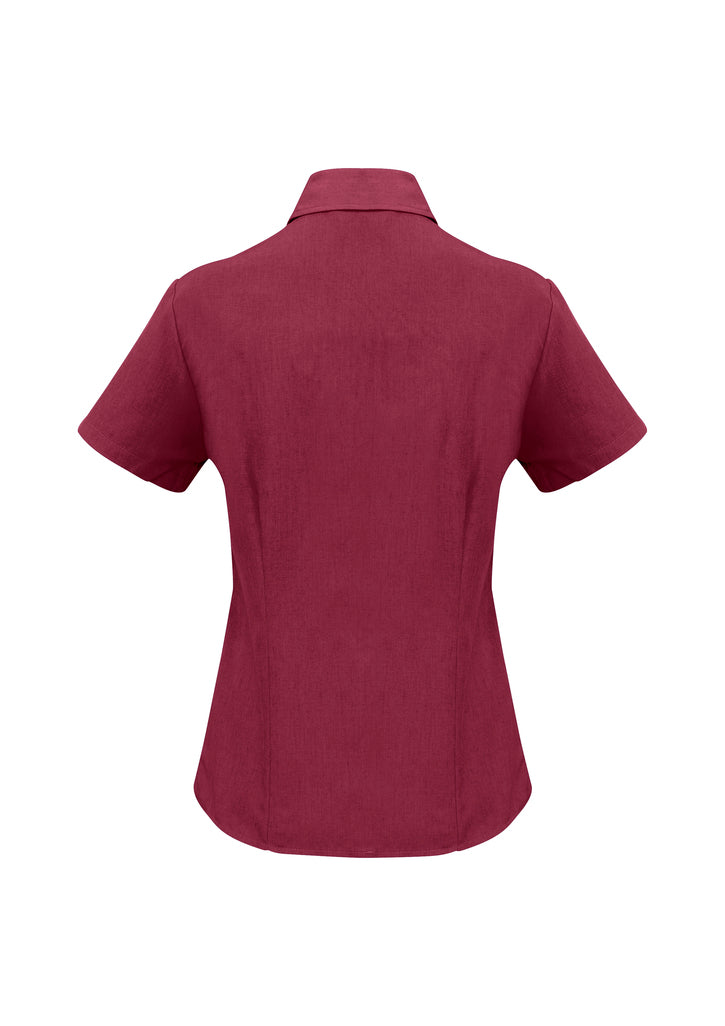 LB3601 - Biz Care - Oasis Ladies Plain Short Sleeve Shirt