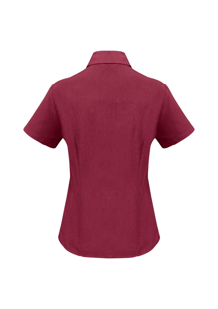 LB3601 - Biz Care - Oasis Ladies Plain Short Sleeve Shirt