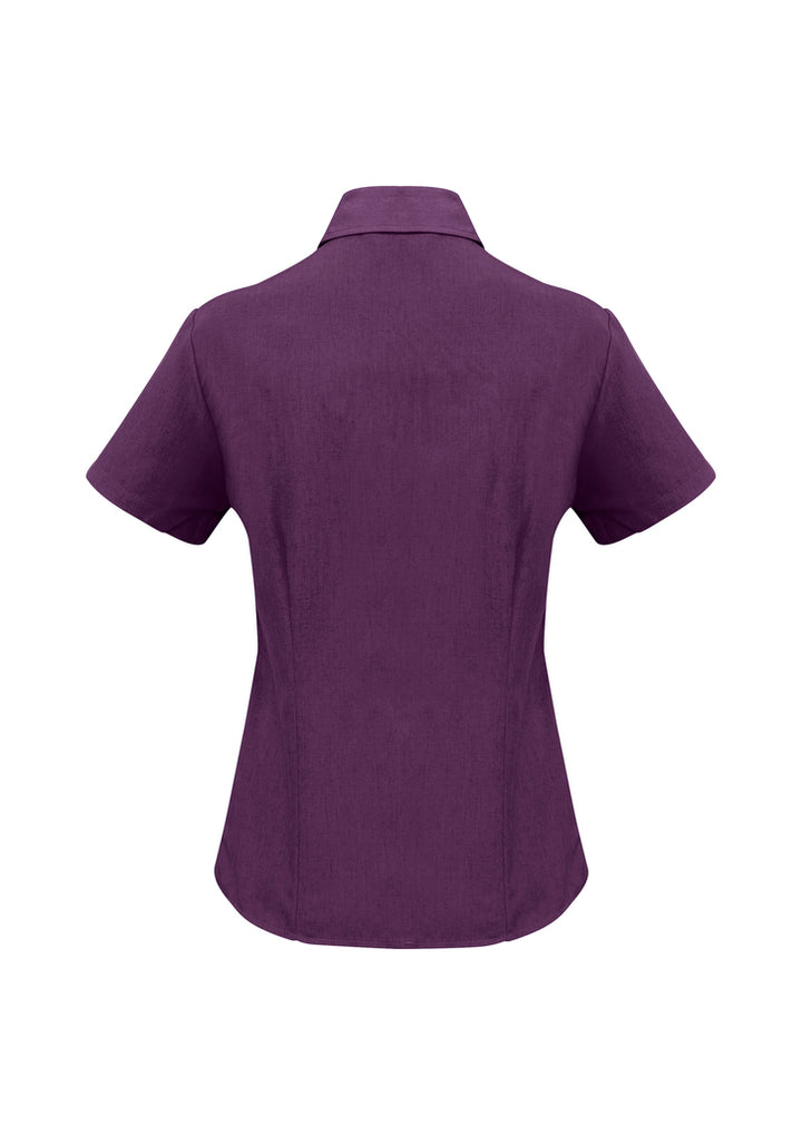 LB3601 - Biz Care - Oasis Ladies Plain Short Sleeve Shirt