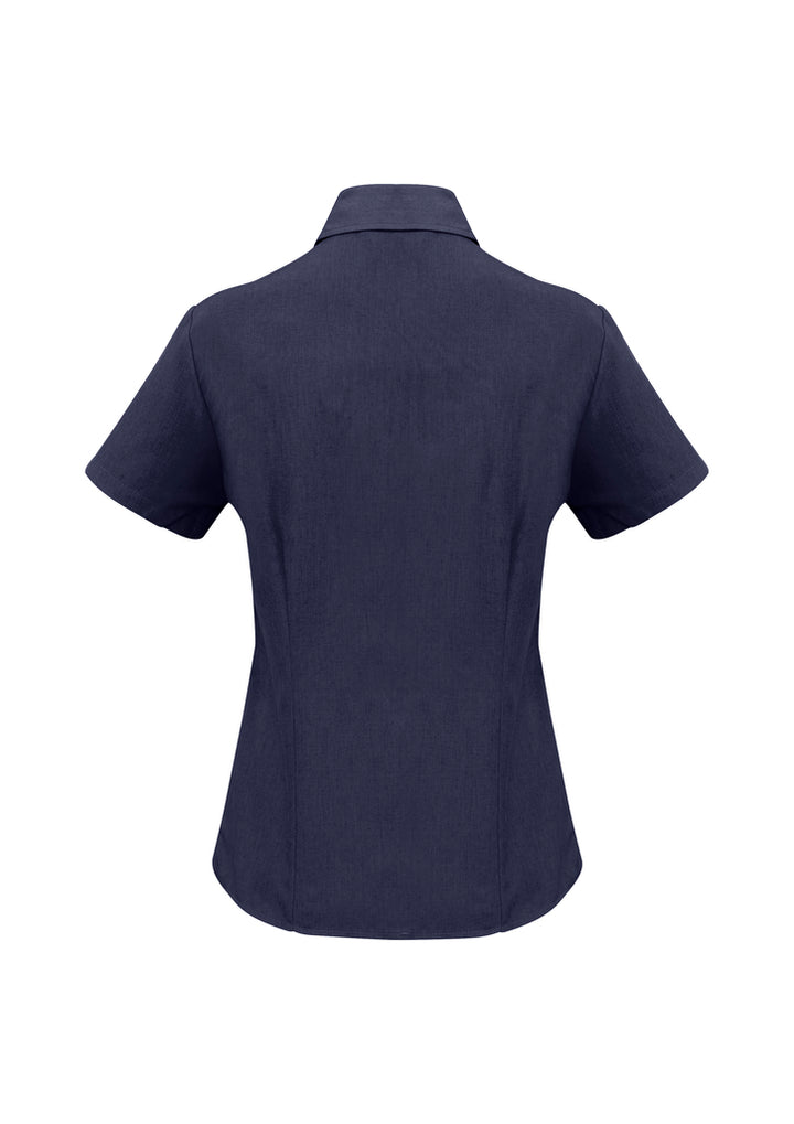 LB3601 - Biz Care - Oasis Ladies Plain Short Sleeve Shirt