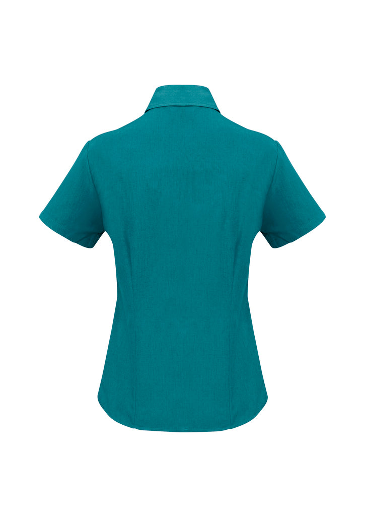 LB3601 - Biz Care - Oasis Ladies Plain Short Sleeve Shirt