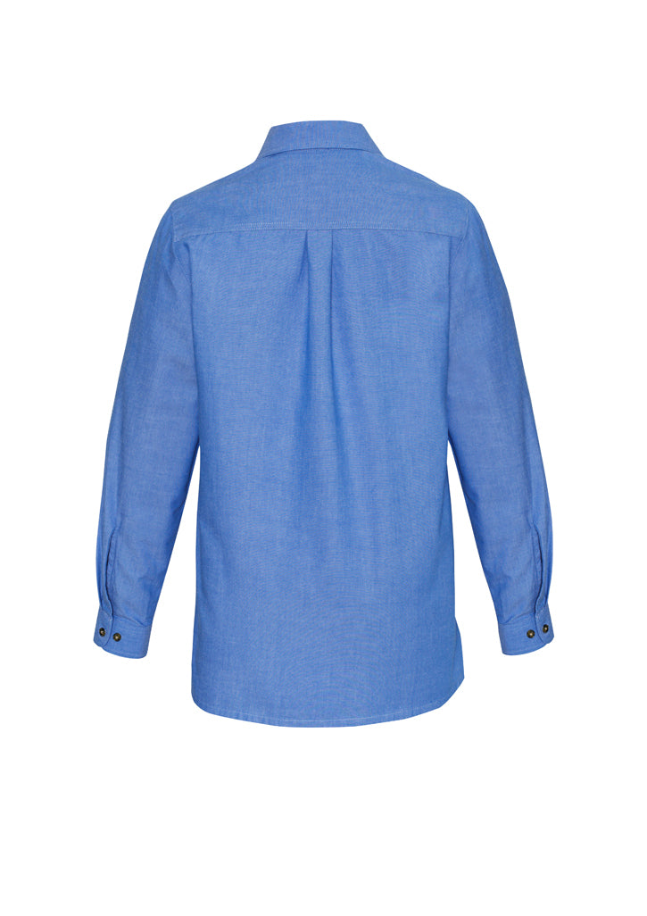LB6201 Biz Collection Womens Chambray Long Sleeve Shirt