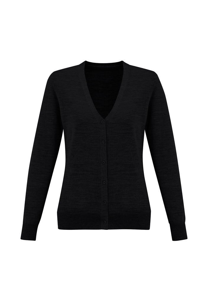 LC916L - Biz Collection - Ladies Roma Cardigan | Black