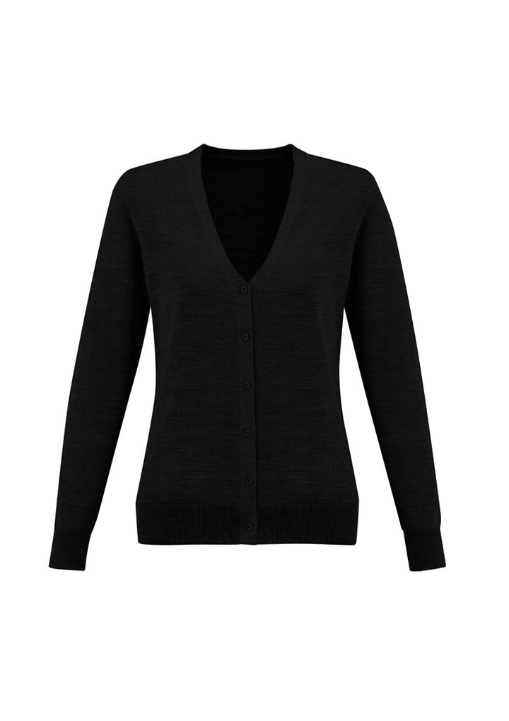 LC916L - Biz Collection - Ladies Roma Cardigan | Black