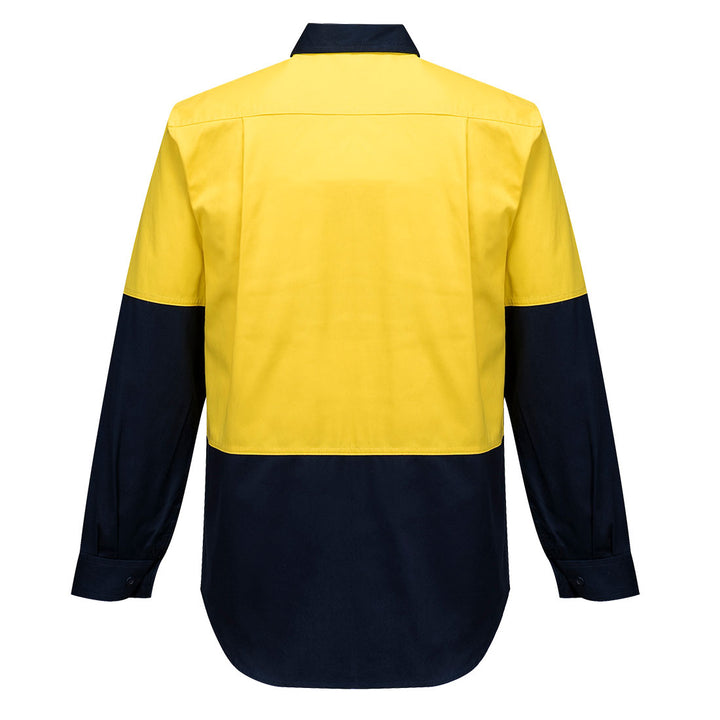 MS901 - Prime Mover - Hi-Vis Regular weight 185g Long sleeve Shirt