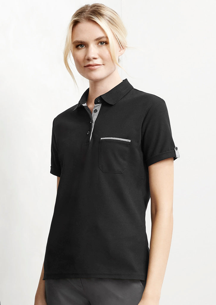 P305LS - Biz Collection - Womens Edge Short Sleeve Polo