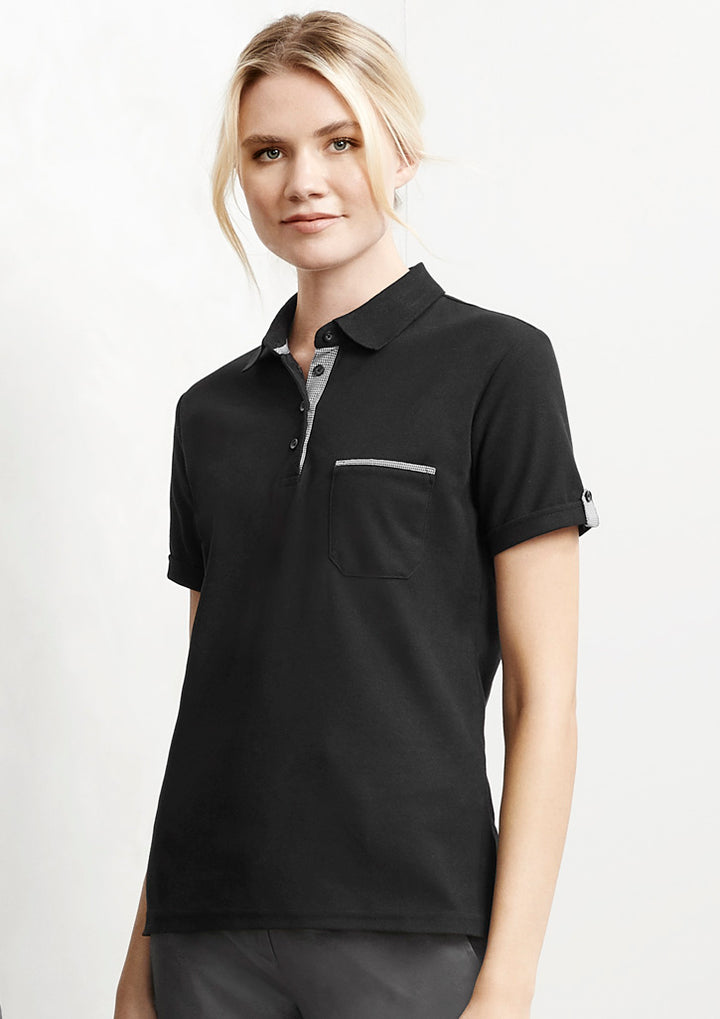 P305LS - Biz Collection - Womens Edge Short Sleeve Polo