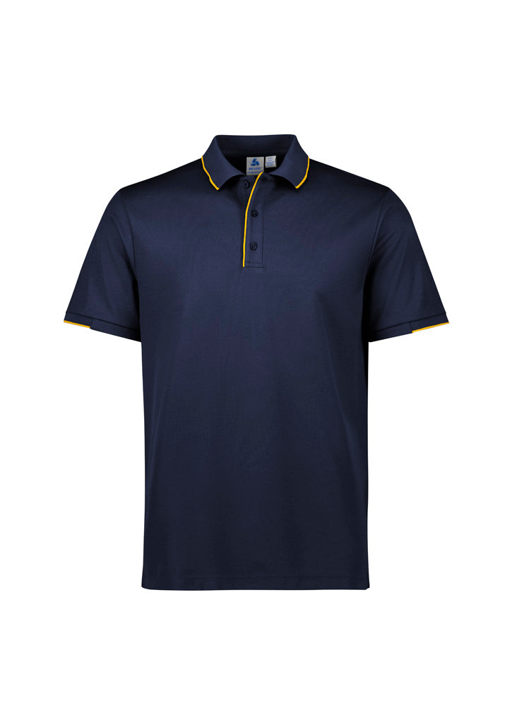 P313MS - Biz Collection - Focus Mens Polo | Navy/Gold