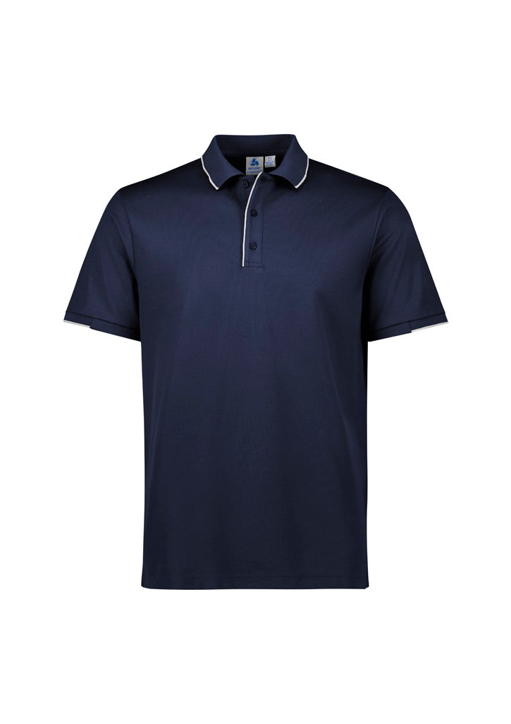 P313MS - Biz Collection - Focus Mens Polo | Navy/White