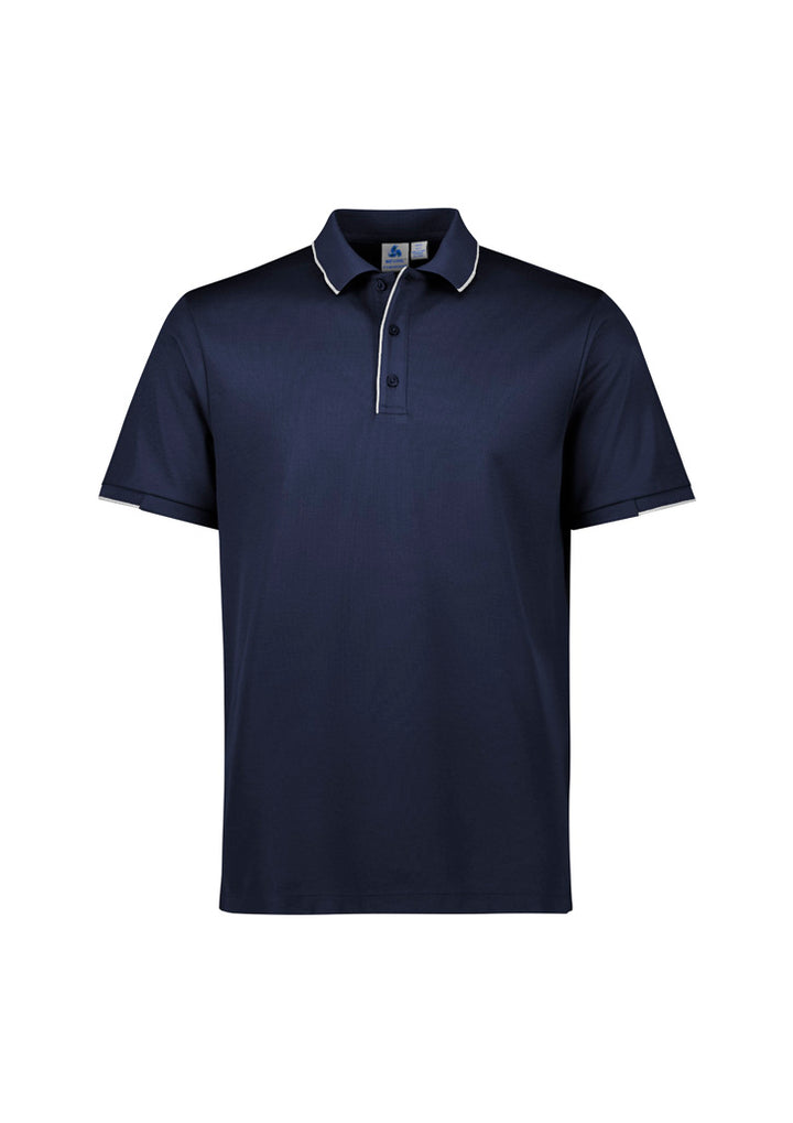 P313MS - Biz Collection - Focus Mens Polo | Navy/White