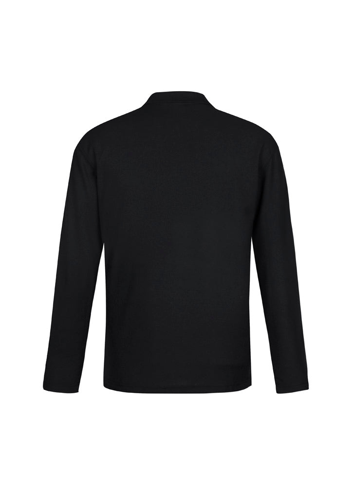 P400ML - Biz Collection - Men's Long sleeve Crew Polo - 210gsm - Poly/Cotton