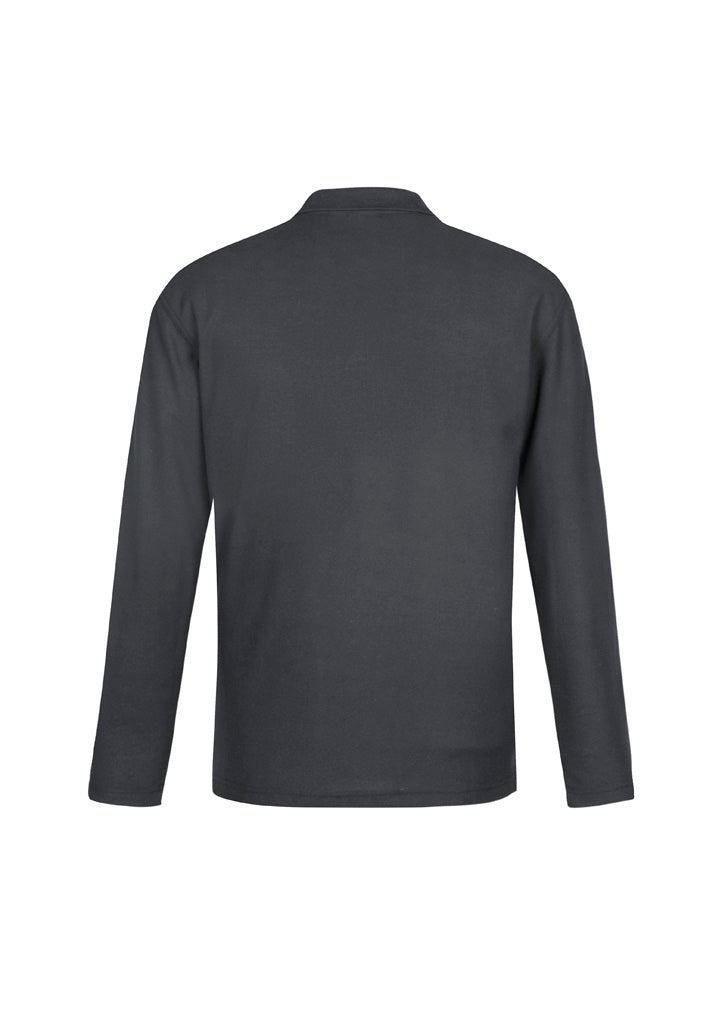 P400ML - Biz Collection - Men's Long sleeve Crew Polo - 210gsm - Poly/Cotton