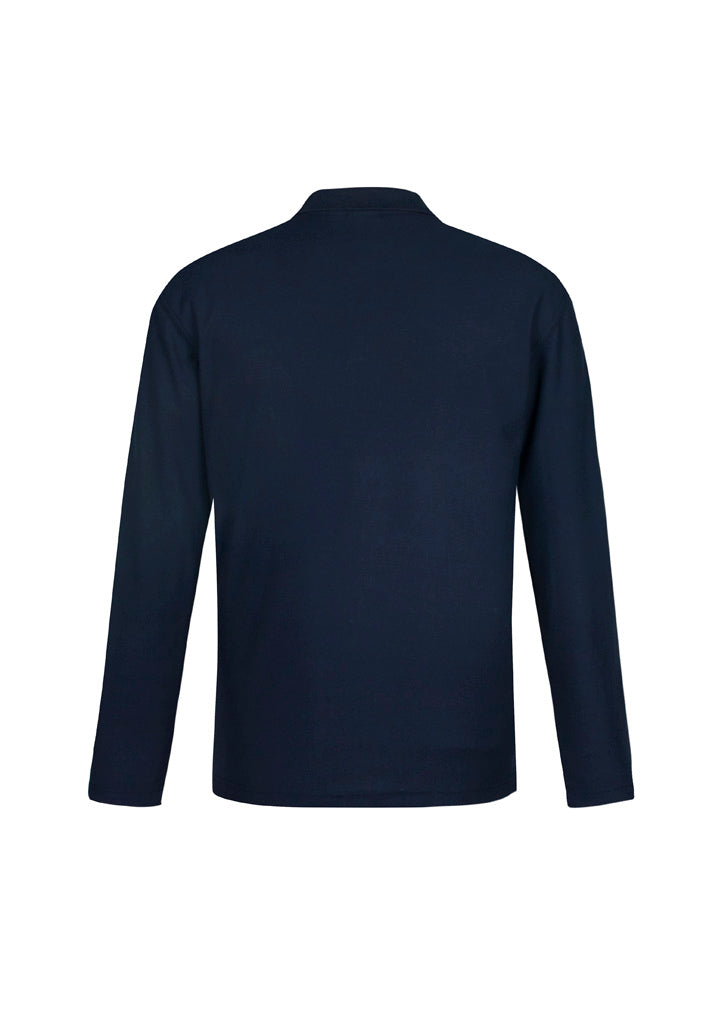 P400ML - Biz Collection - Men's Long sleeve Crew Polo - 210gsm - Poly/Cotton