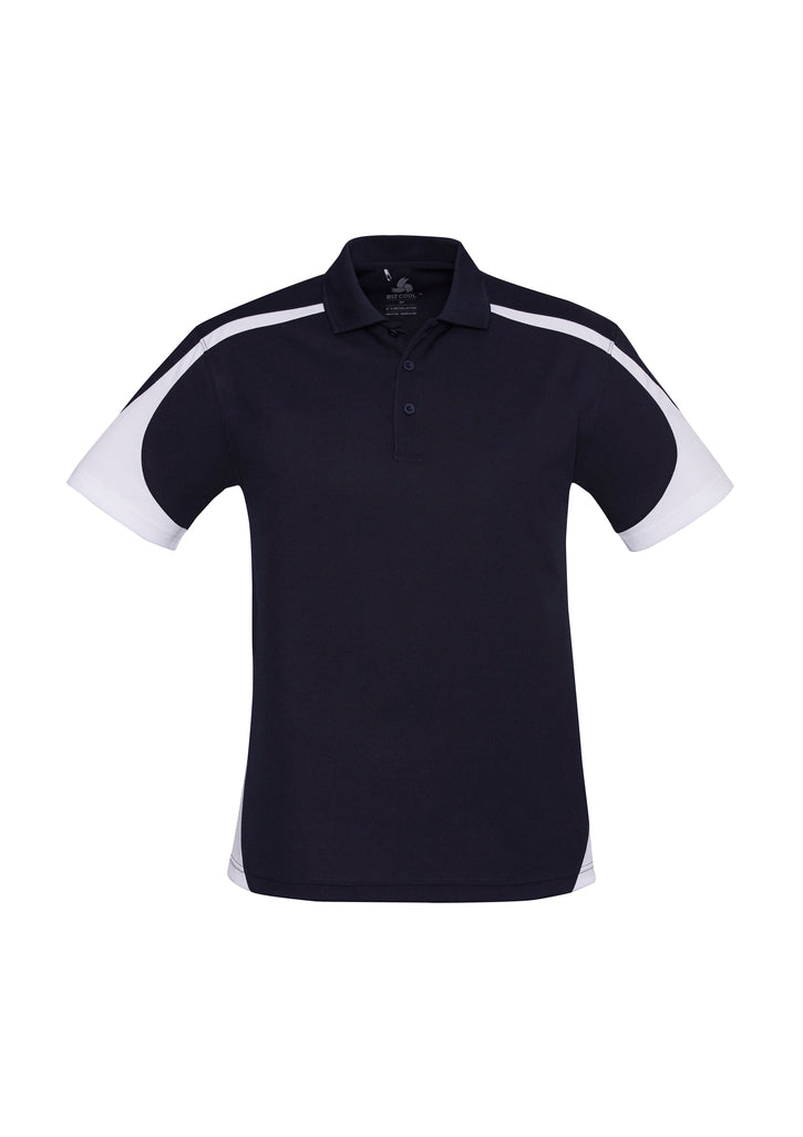 P401MS - Biz Collection - Mens Talon Short Sleeve Polo | Navy/White