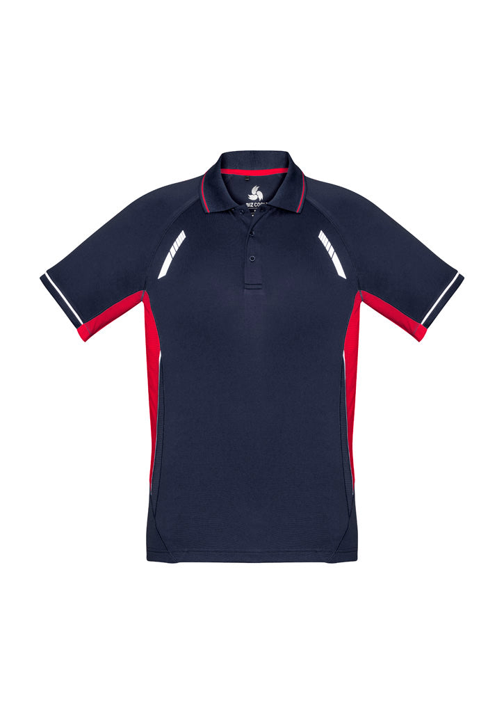 P700MS - Biz Collection - Renegade Polo - BizCool Micro Polyester | Navy/Red/Silver